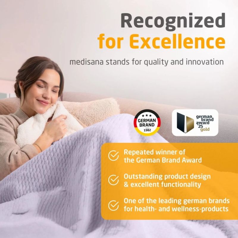 Medisana HB 418 Heated blanket light purple