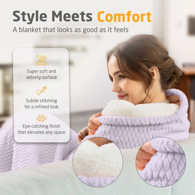 Medisana HB 418 Heated blanket light purple