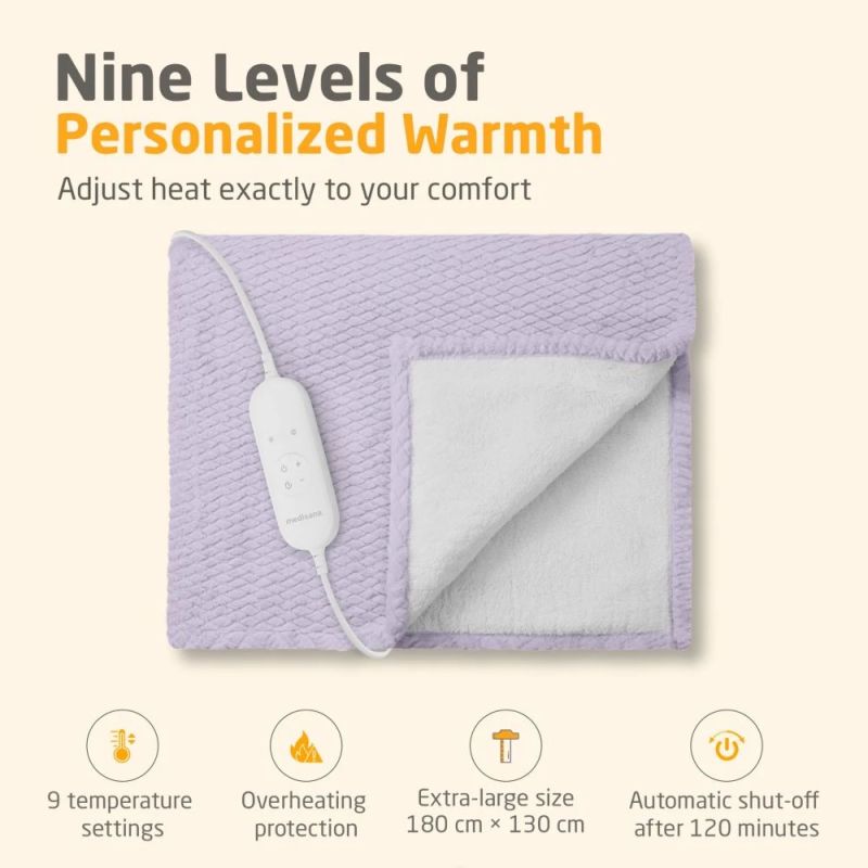 Medisana HB 418 Heated blanket light purple