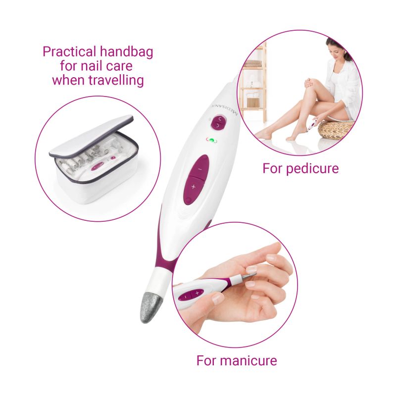 Medisana MP 815 Manicure-Pedicure device ,incl. 7 attachments,