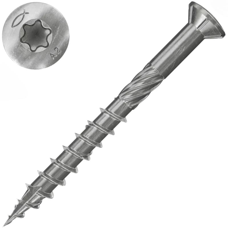 Koka skrūves FTS-ST 5,0x60 A2 150