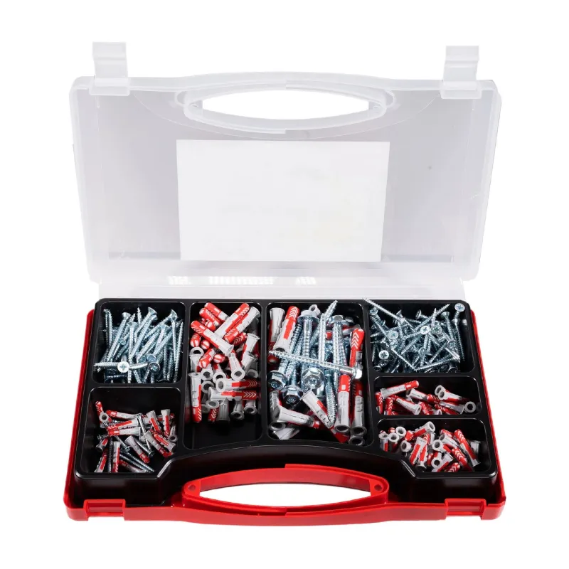 DuoPower dībeļu un skrūvju komplekts, Fischer, 280 gab.