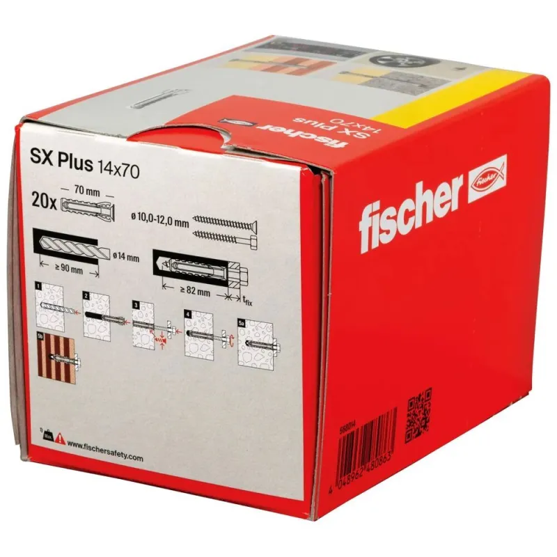 fischer Expansion plug SX Plus 14x70 mm, 20 pcs.