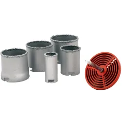 Tungsten carbide drilling crown 63mm.