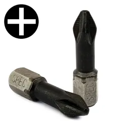 SPECIALIST+ screwdriver bit TITAN CARBON PH2 TORSION, 25 mm