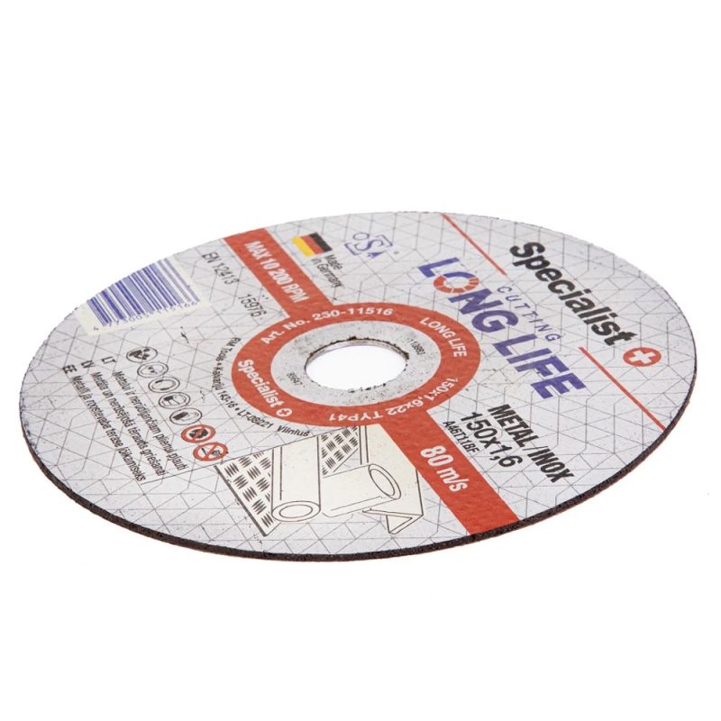 SPECIALIST+ metāla griešanas disks LONG LIFE, 150 x 1.6 x 22 mm