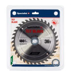 SPECIALIST+ TCT blade, 180x36Tx30-20-16 mm