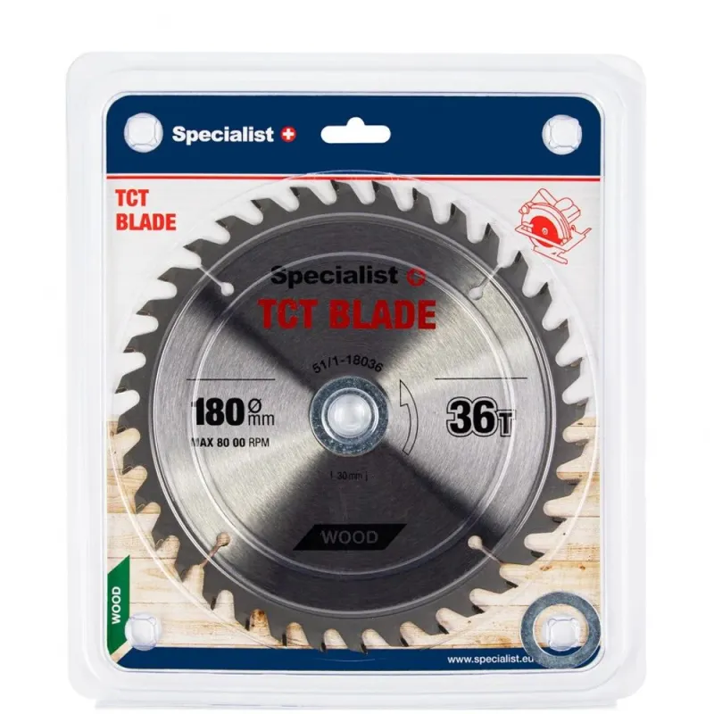 SPECIALIST+ griešanas disks, 180 x 36T x 30-20-16 mm