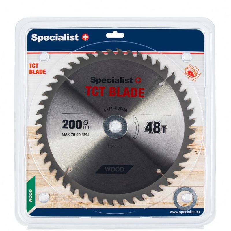 SPECIALIST+ griešanas disks, 200 x 48T x 30-20-16 mm