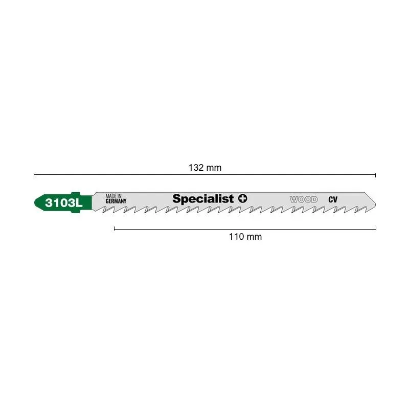 SPECIALIST+ jigsaw blade 3103L ,T301DL,, 2 pcs