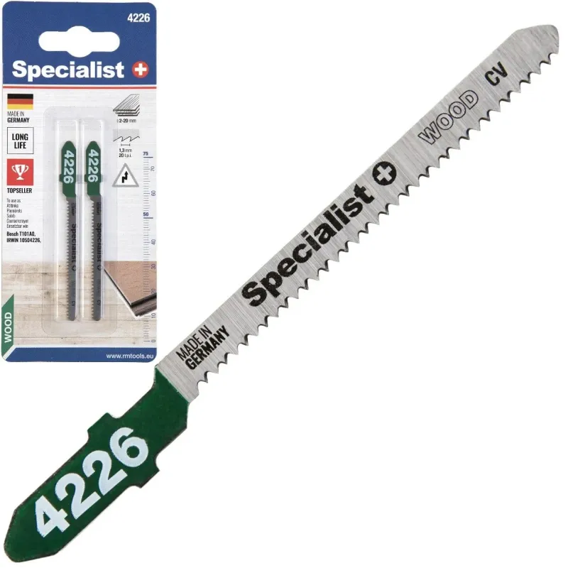 SPECIALIST+ figūrzāģa asmens 4226 ,T101AO,, 2 gab.
