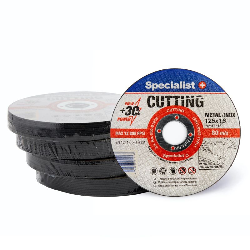 SPECIALIST+ metāla griešanas disks CUTTING, 125 x 1.6 x 22 mm