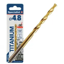SPECIALIST+ drill bit TITAN, 4.8 mm