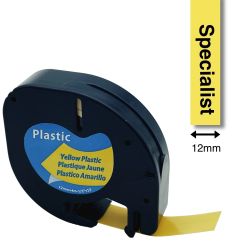SPECIALIST+ dymo LETRATAG comp., 12 mm plastic B-Y