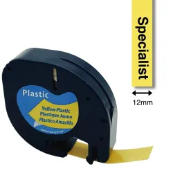 SPECIALIST+ dymo LETRATAG comp., 12 mm plastic B-Y