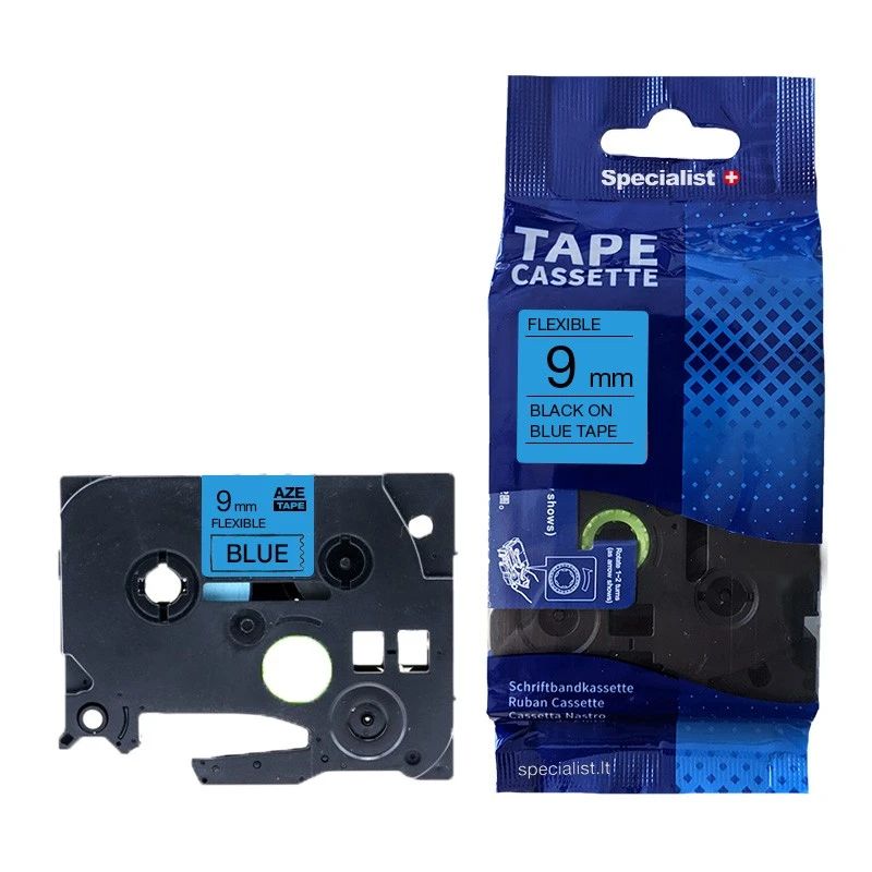 SPECIALIST+ lint FLEXIBLE sobiv, 9 mm, must-sinine