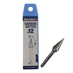SPECIALIST+ cietmetāla frēze SKM, 12 x 25 x 6 mm