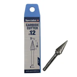 SPECIALIST+ kietmetalio freza SKM, 12x25x6 mm