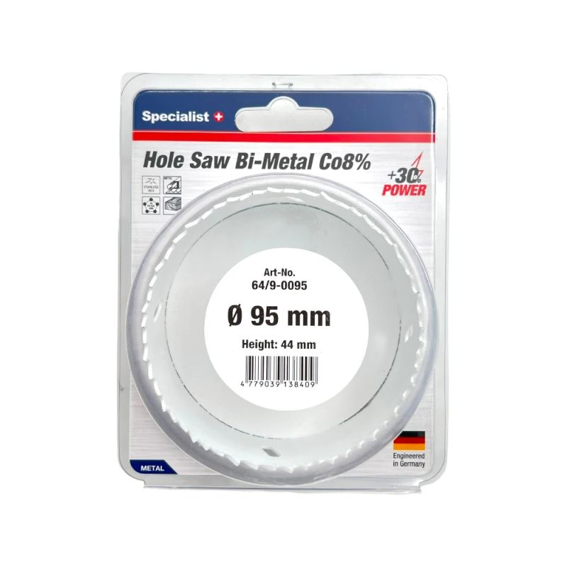 SPECIALIST+ hole saw BI-METAL, 95 mm