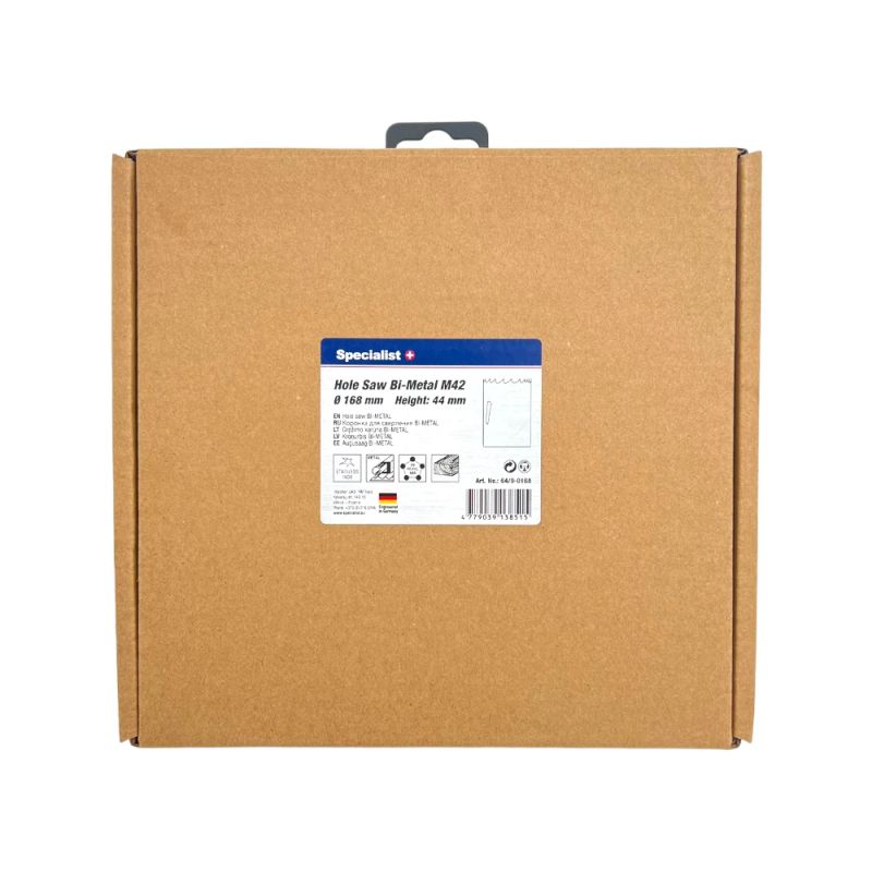 SPECIALIST+ hole saw BI-METAL, 168 mm