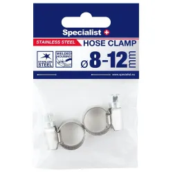 SPECIALIST+ hose clamp, 8-12 mm, 2 pcs