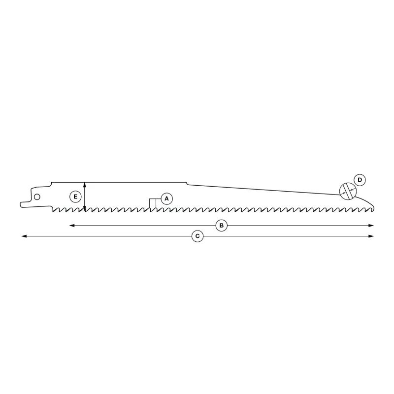 SPECIALIST+ taisnais zāģis kokam ar naglām, 230 mm, 6TPI