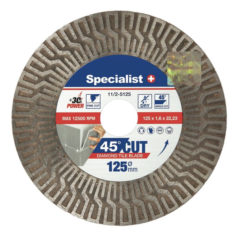SPECIALIST+ dimanta griešanas - slīpēšanas disks, 125 mm