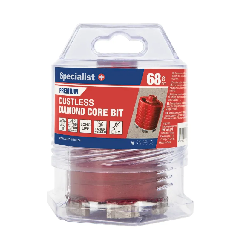 SPECIALIST+ dimanta urbšanas kronis PREMIUM, 68 mm