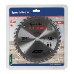 SPECIALIST+ TCT blade, 184x36Tx16 mm