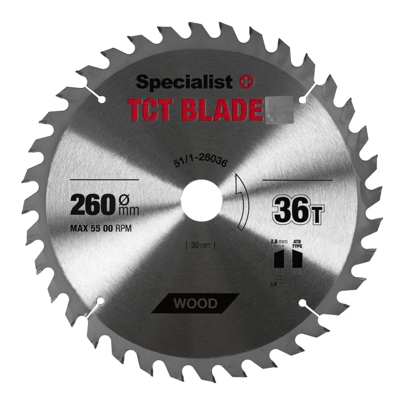 SPECIALIST+ saeketas, 260x36Tx30 mm