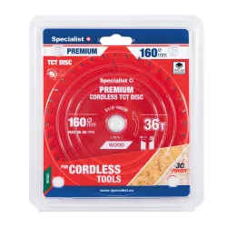Cutting disc 160x36Tx20mm, Cordless PREMIUM, SPECIALIST+