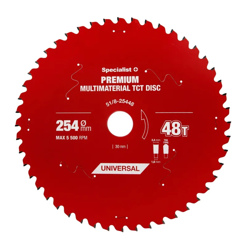 Cutting disc 254x48Tx30mm, Multimaterial PREMIUM, SPECIALIST+