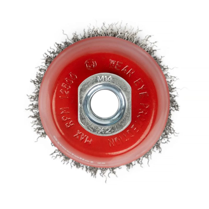 Stiepļu tīrīšanas kauss ar taisnu stiepli, 60 mm, M14, SPECIALIST+