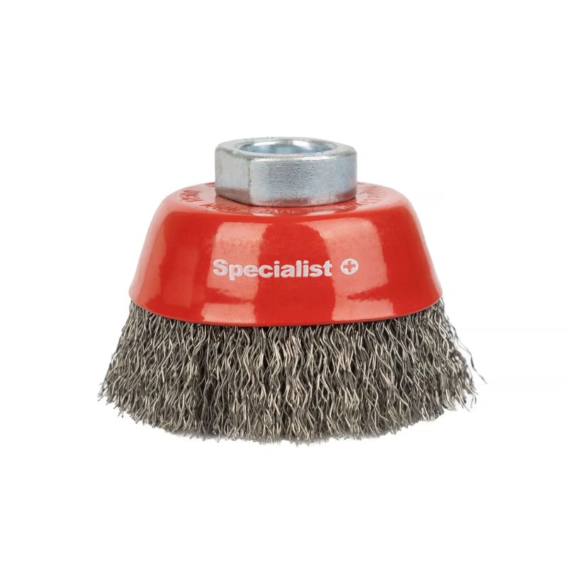 Stiepļu tīrīšanas kauss ar taisnu stiepli, 60 mm, M14, SPECIALIST+