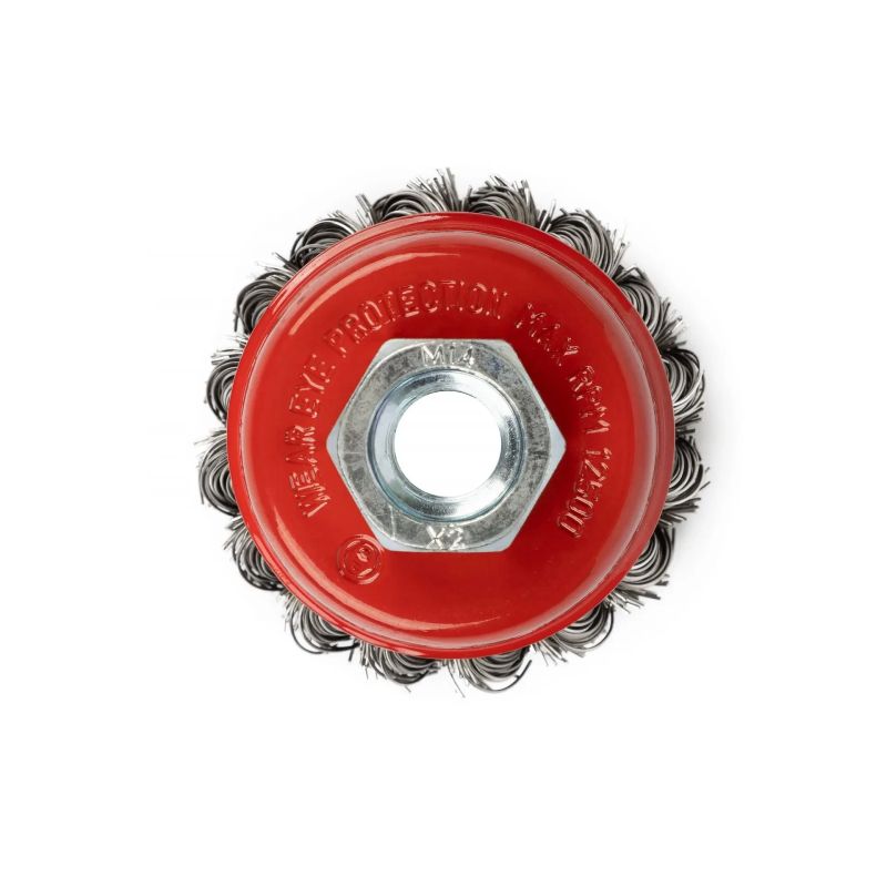 Vītņotas stieples kausa birste, 65 mm, M14, SPECIALIST+