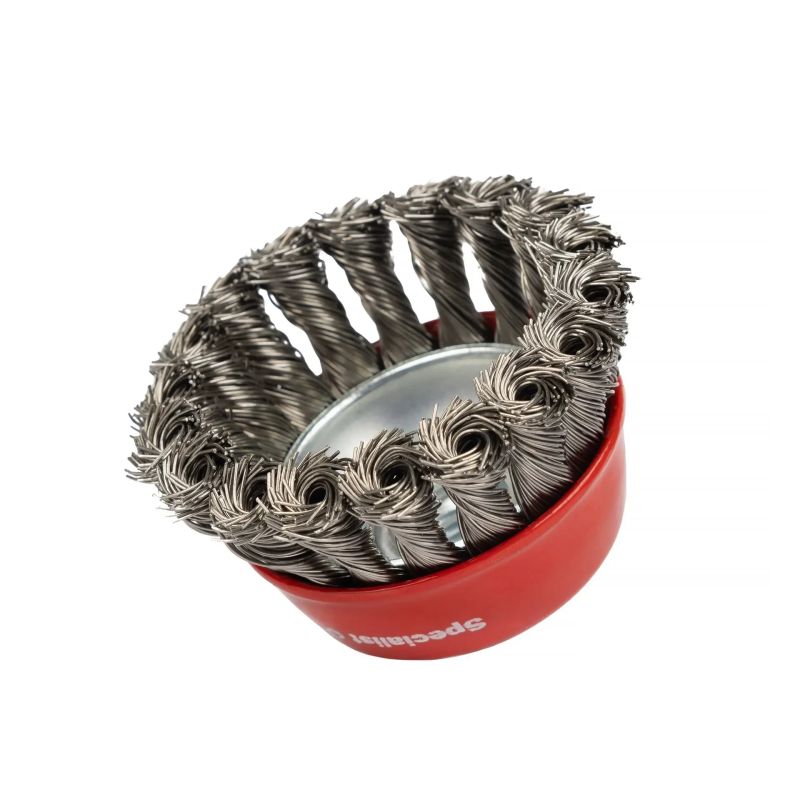 Vītņotas stieples kausa birste, 75 mm, M14, SPECIALIST+