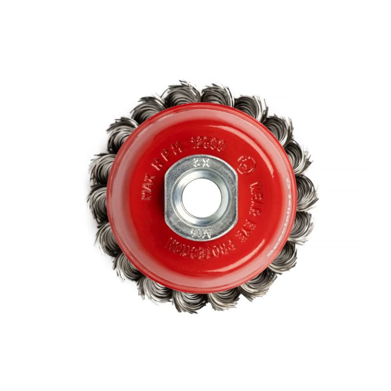 Vītņotas stieples kausa birste, 75 mm, M14, SPECIALIST+