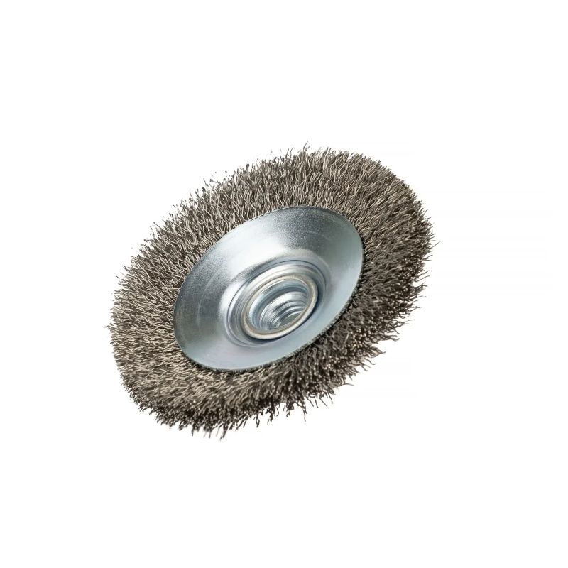 Stiepļu birstes ripa ar taisnu stiepli, 100 mm, M14, SPECIALIST+