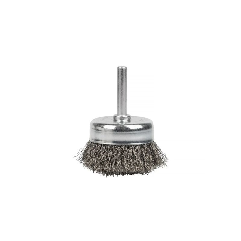 Stiepļu kausveida birste ar taisnu stiepli, ar kātiņu, 50 mm, SPECIALIST+