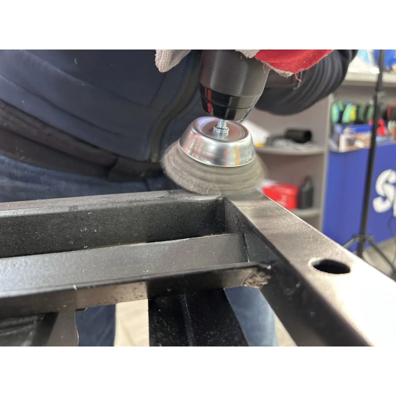 Stiepļu kausveida birste ar taisnu stiepli, ar kātiņu, 50 mm, SPECIALIST+