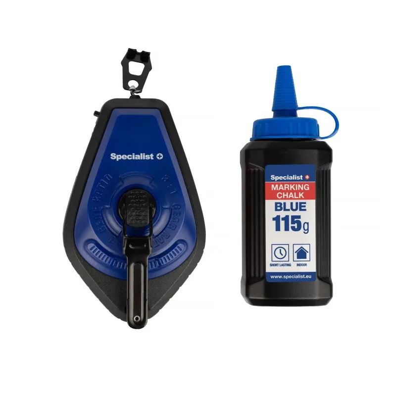 Chalk line reel set 3:1, 30 m, SPECIALIST+
