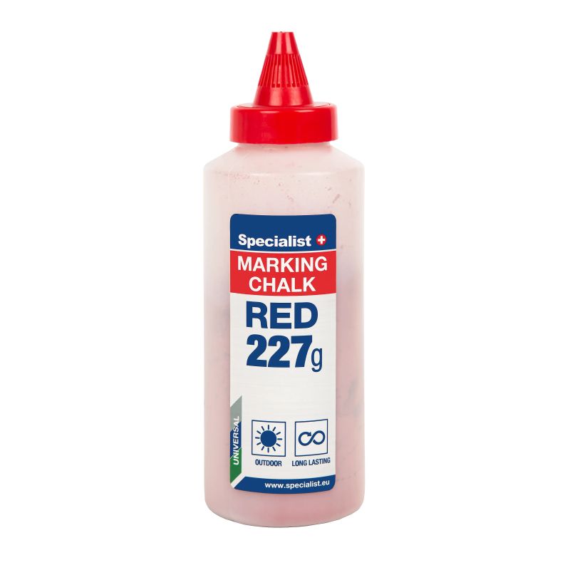 Marķēšanas krīts, sarkans, 227 g, SPECIALIST+