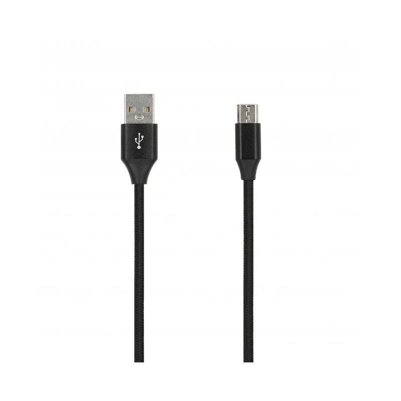 SEEK TOTI USB A to Micro USB, 2m Braided cable 2A, Black