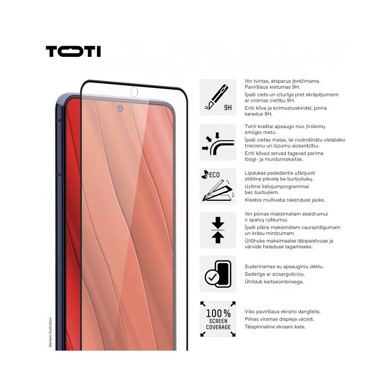 PREMIUM TEMPERED glass 3D screen protector full cover for Samsung Galaxy S24-S25