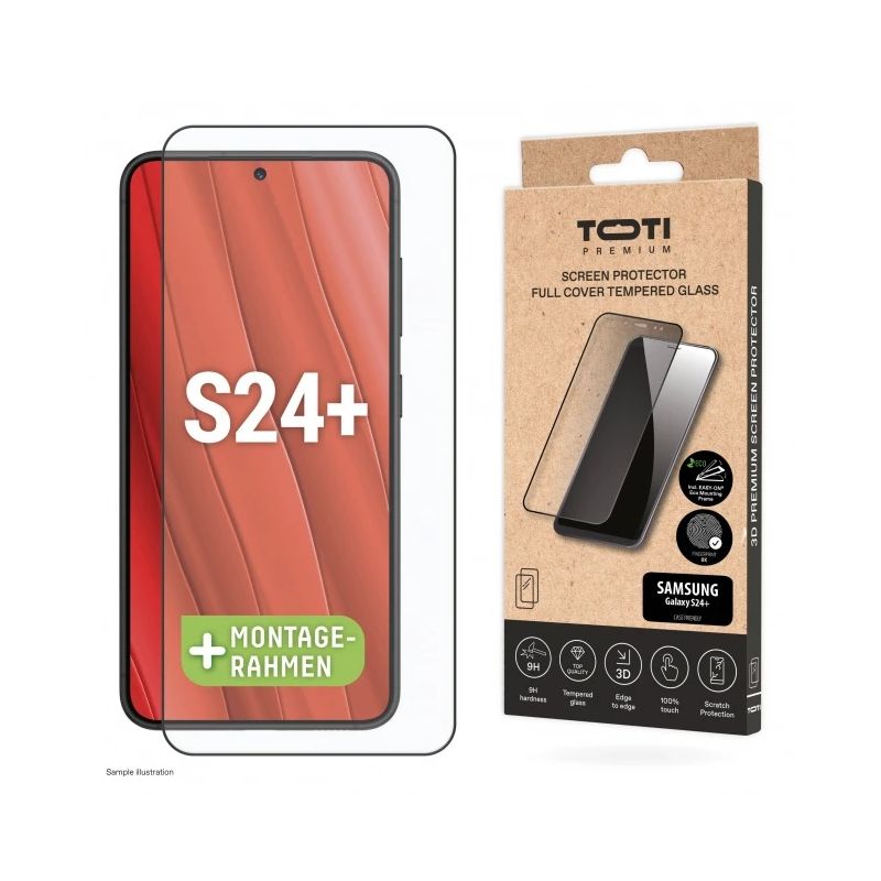 PREMIUM TEMPERED glass 3D screen protector full cover for Samsung Galaxy S24+-S25+