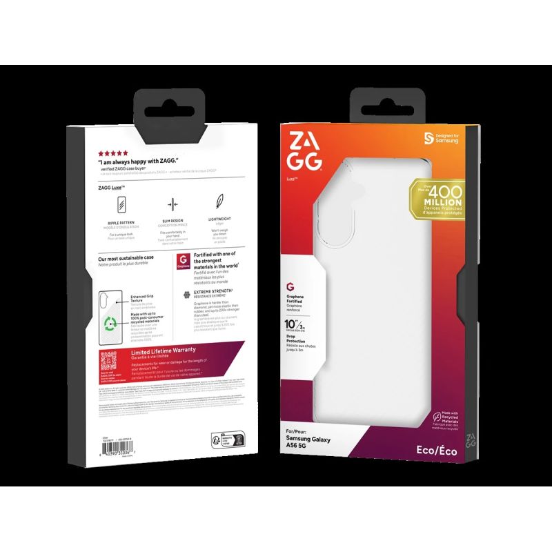 ZAGG Protection Bundle for Samsung A56: Case and Screen Protector