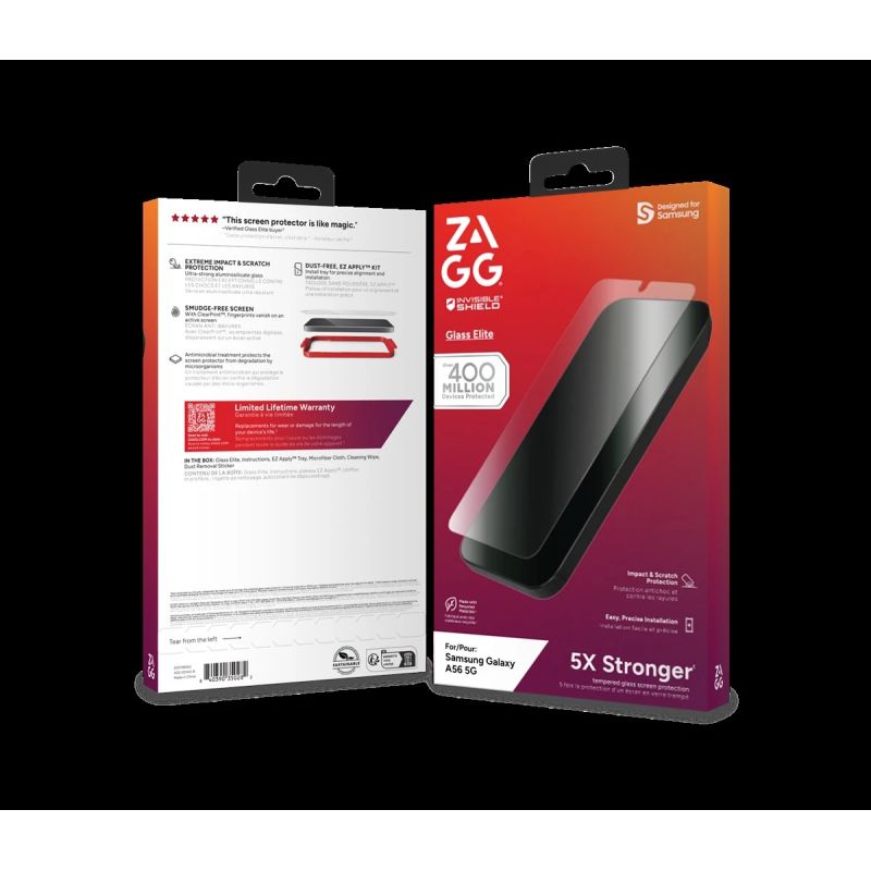 ZAGG Protection Bundle for Samsung A56: Case and Screen Protector