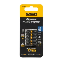 FLEXTORQ Screwdriver Bits PZ2, 25 mm, DeWALT, 5 pcs