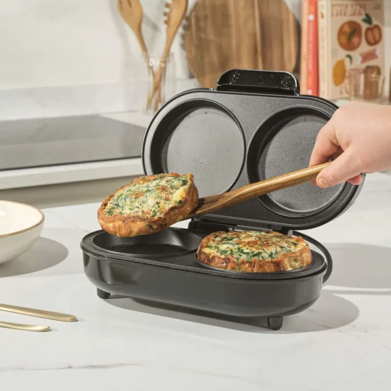 Salter EK4213SVDE XL Dual Omelette Maker