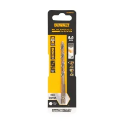 Metal drill bit HEX 1-4, 6.0 mm, DeWALT